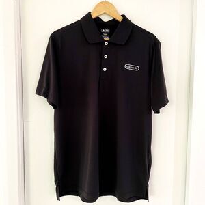 Adidas Men's Black Golf Performance Short Sleeve Lightweight Polo Size L Sport